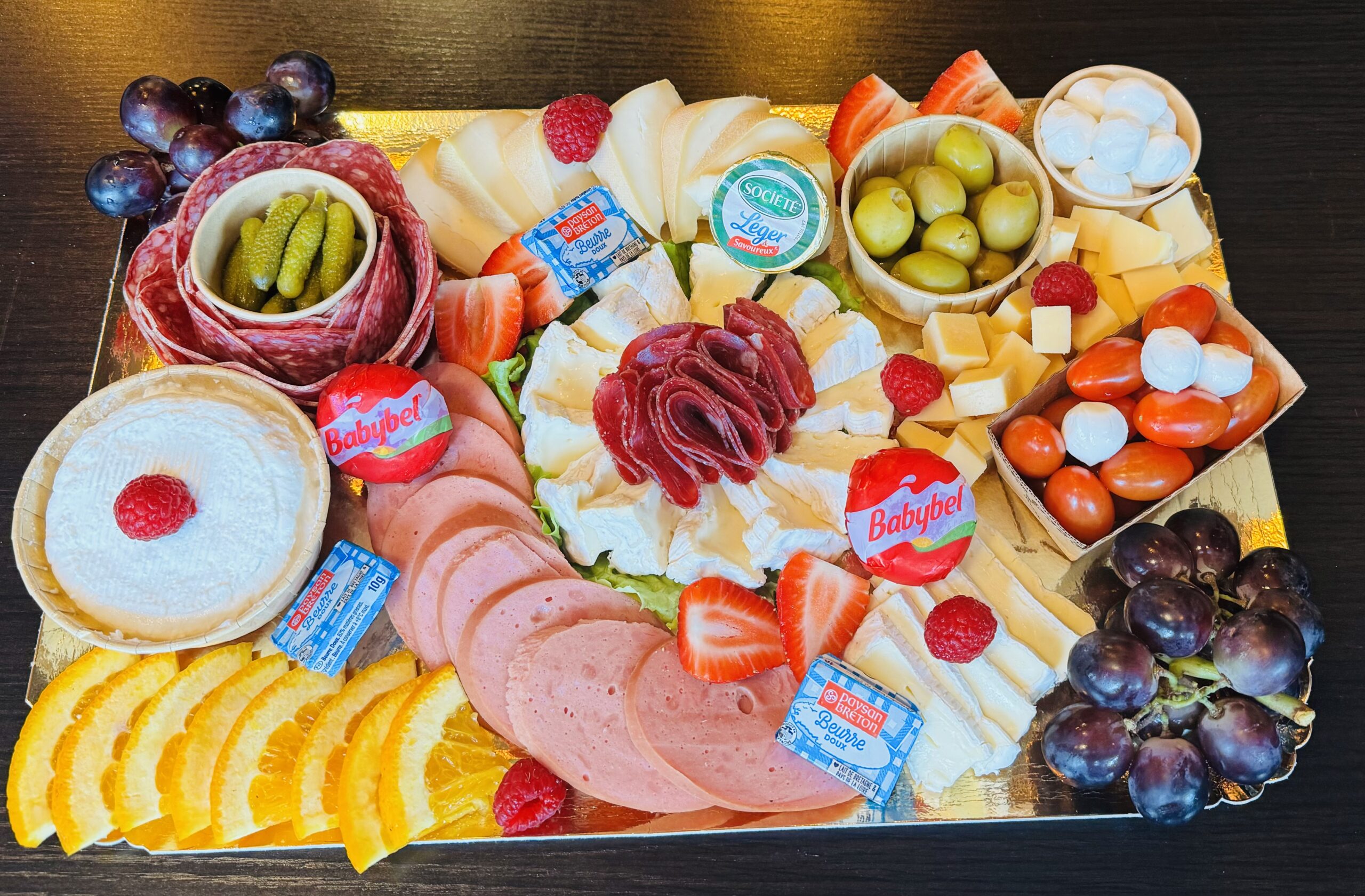 PLATEAU MIXTE CHARCUTERIE FROMAGE
